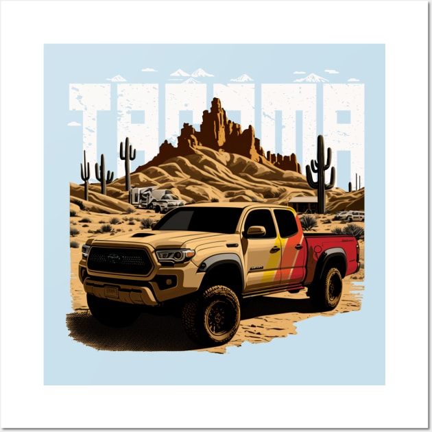 Tacoma Offroad Vintage Style Design Wall Art by Kid Relic